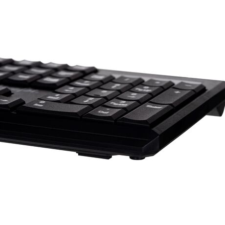 Activejet K-3911W Keyboard wireless black with 1x 1.5V AAA battery