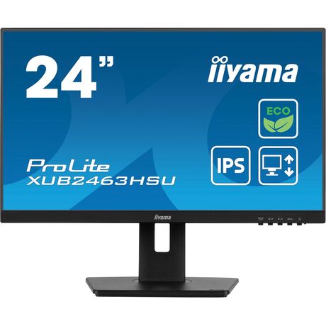 iiyama ProLite XUB2463HSU-B1 computer monitor 61 cm (24") 1920 x 1080 pixels Full HD LED Black