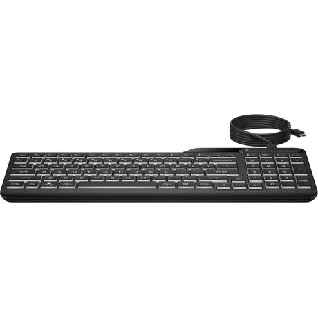 HP 405 Multi-Device Backlit Wired Keyboard