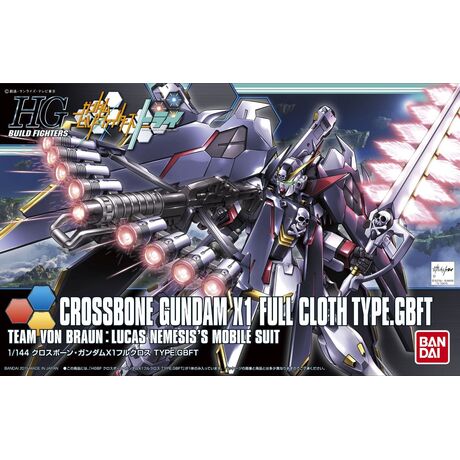 HGBF 1/144 CROSSBONE GUNDAM X1 FULL CLTH TYPE GBFT