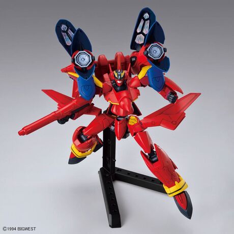 HG 1/100 MACROSS VF-19 CUSTOM FIRE VALKYRIE WITH SOUND BOOSTER