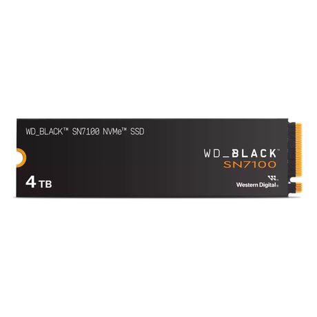 Western Digital Black SN7100 4 GB M.2 PCI Express 4.0 NVMe 3D TLC NAND