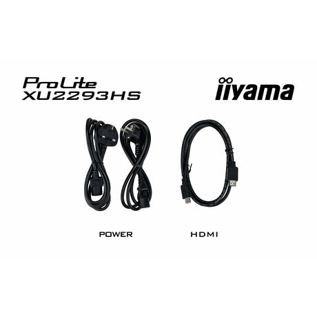 iiyama ProLite XU2293HS-B6 computer monitor 54.6 cm (21.5") 1920 x 1080 pixels Full HD LED Black