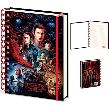 PYRAMID Stranger Things A5 notebook