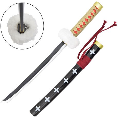 Katana Mini Bamboo One Piece Trafalgar D.Water Law Red