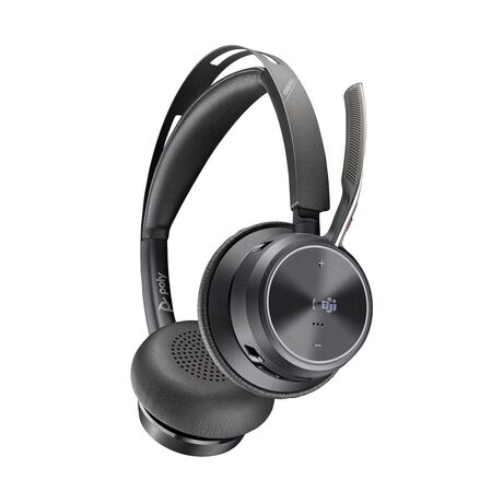 POLY Voyager Focus 2 Microsoft Teams Certified USB-C-C Headset +USB-C/A Adapter