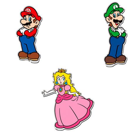 BANDAI Super Mario Bros assorted About surprise chara magnet 6cm
