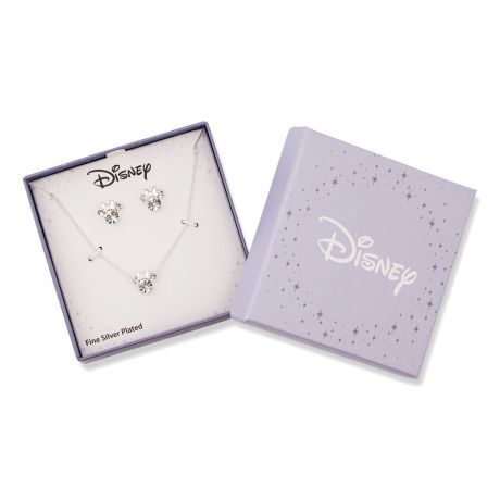 PEERS HARDY Disney Minnie Set necklace + earrings silver