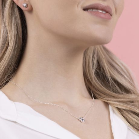 PEERS HARDY Disney Minnie Set necklace + earrings silver