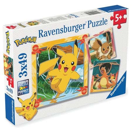RAVENSBURGER Pokemon puzzle 3x39pcs