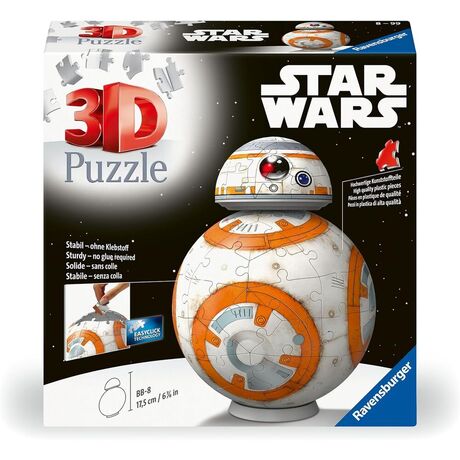 RAVENSBURGER Star Wars BB8 3D puzzle 104pcs
