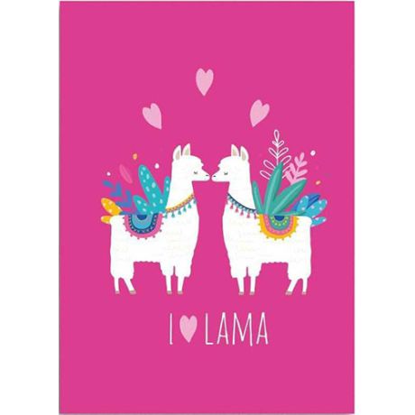 Coperta in Pile I Love Lama