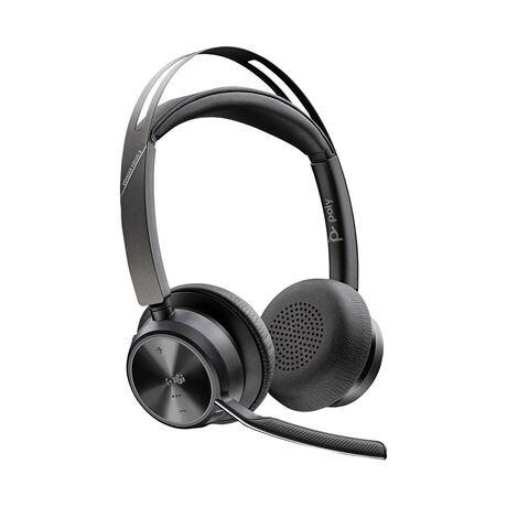 POLY Voyager Focus 2 Microsoft Teams Certified USB-C-C Headset +USB-C/A Adapter