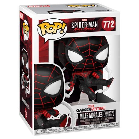 FUNKO POP figure Marvel Spiderman Miles Morales Advanced Tech Suit