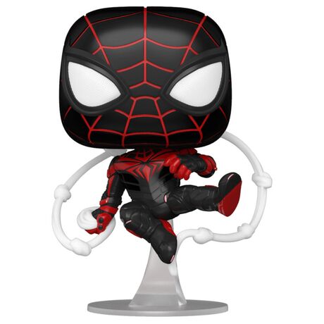 FUNKO POP figure Marvel Spiderman Miles Morales Advanced Tech Suit