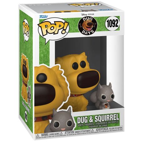 FUNKO POP figure Dug Days  Dug with Squirrel