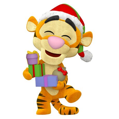 FUNKO POP figure Disney Holiday Tigger Flocked Exclusive