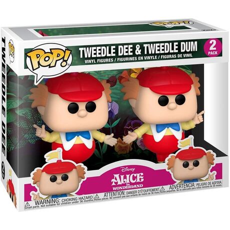 FUNKO POP pack 2 figures Disney Alice in Wonderland 70th Tweedle Dee and Dum