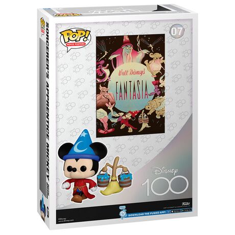 FUNKO POP figure Movie Poster Disney 100th Fantasia Sorcerer s Apprentice Mickey