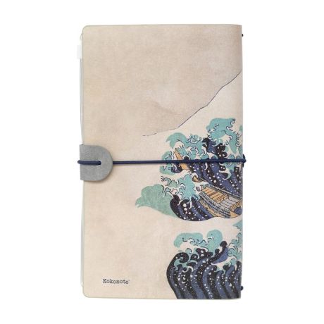 ERIK The Great Wave of Kanagawa Hokusai travel notebook