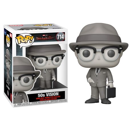 FUNKO POP figure Marvel WandaVision Vision 5 + 1 Chase