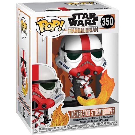 FUNKO POP figure Star Wars Mandalorian Incinerator Stormtrooper
