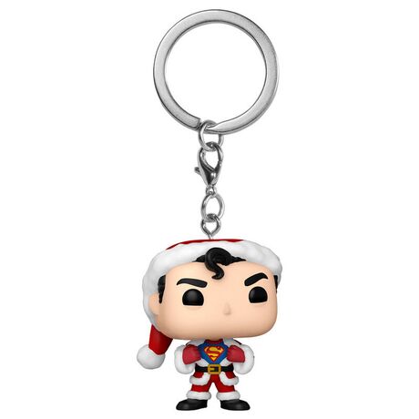 FUNKO Pocket POP Keychain DC Comics Holiday Superman Exclusive