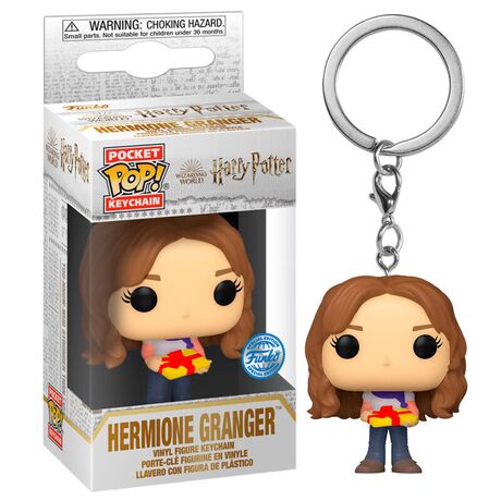 FUNKO Pocket POP Keychain Harry Potter Holiday Hermione Exclusive