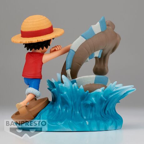 BANPRESTO One Piece Log Stories Monkey D Luffy vs Local Sea figure 7cm