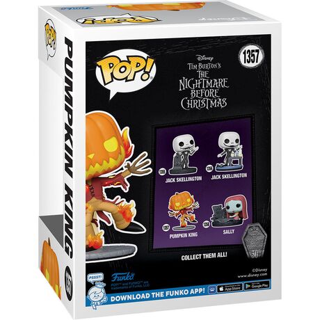 FUNKO POP figure Disney Nightmare Before Christmas 30th Anniversary Pumpkin King