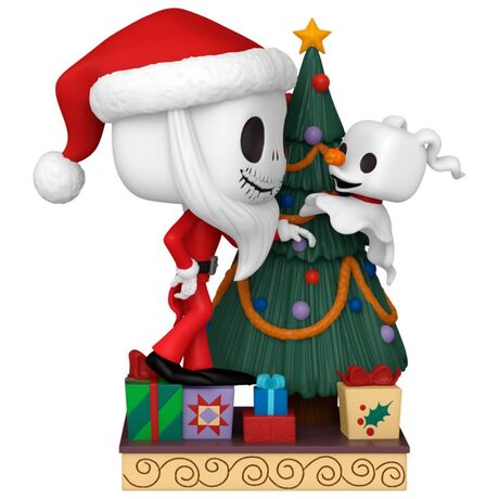 FUNKO POP figure Deluxe Disney Nightmare Before Christmas 30th Anniversary Jack Skellington and Zero