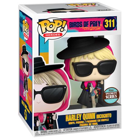 FUNKO POP figure Birds of Prey Harley Quinn Incognito Exclusive