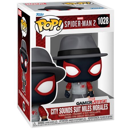 FUNKO POP figure Marvel Spider-Man 2 City Sounds Suit Miles Morales