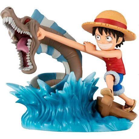 BANPRESTO One Piece Log Stories Monkey D Luffy vs Local Sea figure 7cm