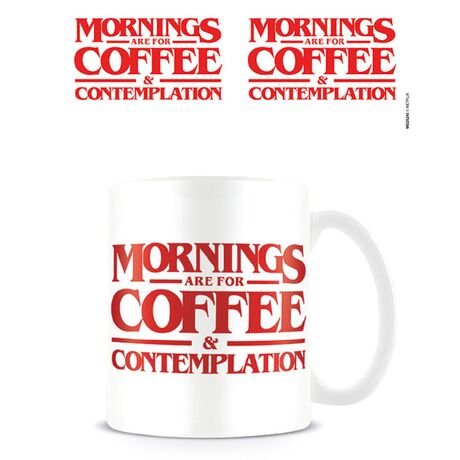 PYRAMID Stranger Things Morning are for Coffee mug