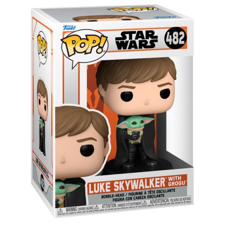 FUNKO POP figure Star Wars Mandalorian Luke with Child FUNKO POP figure Star Wars Mandalorian Luke with Child