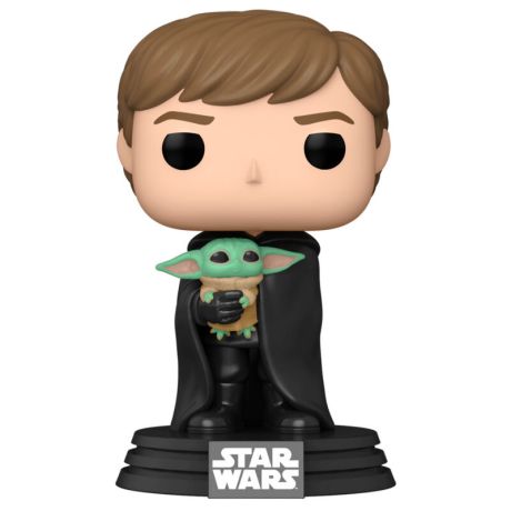 FUNKO POP figure Star Wars Mandalorian Luke with Child FUNKO POP figure Star Wars Mandalorian Luke with Child