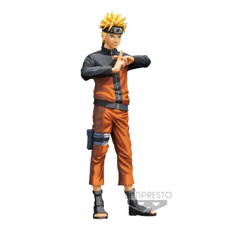 BANPRESTO Naruto shippuden Grandista Nero Uzumaki Naruto figure 27cm