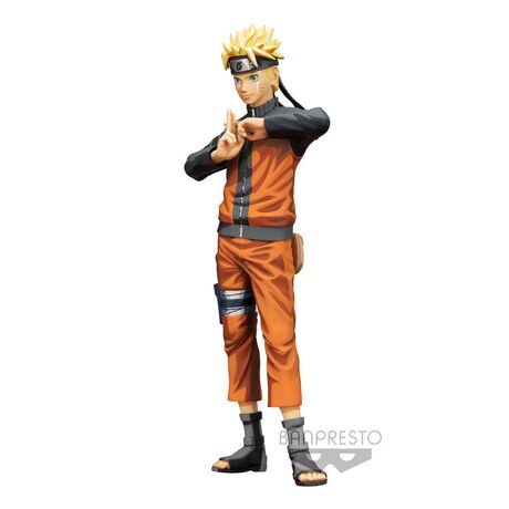 BANPRESTO Naruto shippuden Grandista Nero Uzumaki Naruto figure 27cm