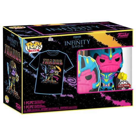 FUNKO Set figure POP & Tee Marvel Infinity Saga Thanos Exclusive