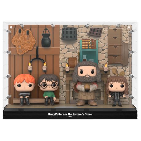 FUNKO POP figure Moments Deluxe Harry Potter Hagrids Hut