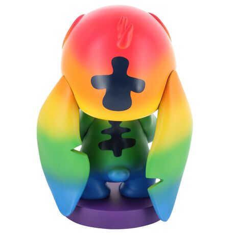 EXQUISITE GAMING Disney Stitch Rainbow figure clamping bracket Cable guy 20cm