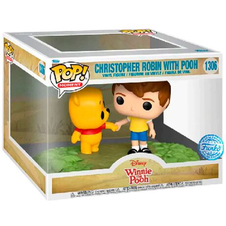 FUNKO POP figure Moments Disney Winnie the Pooh Christopher Robin with Pooh Exclusive