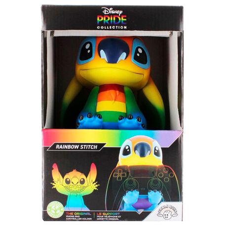 EXQUISITE GAMING Disney Stitch Rainbow figure clamping bracket Cable guy 20cm