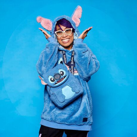LOUNGEFLY Loungefly Disney Stitch plush backpack 26cm
