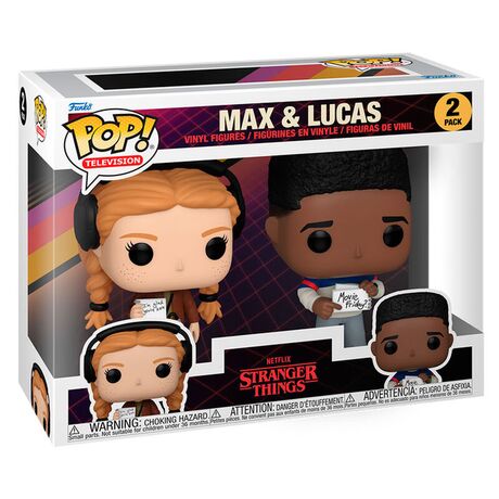 FUNKO POP pack 2 figures Stranger Things Max & Lucas