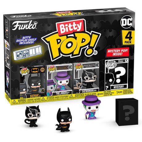 FUNKO Blister 4 figures Bitty POP DC Comics Batman 85th Anniversary Batman