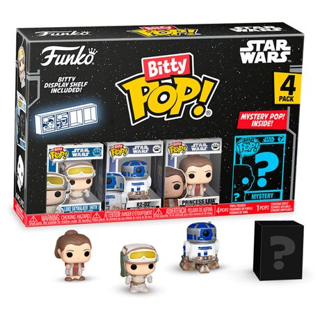 FUNKO Blister 4 figures Bitty POP Star Wars Luke Skywalker