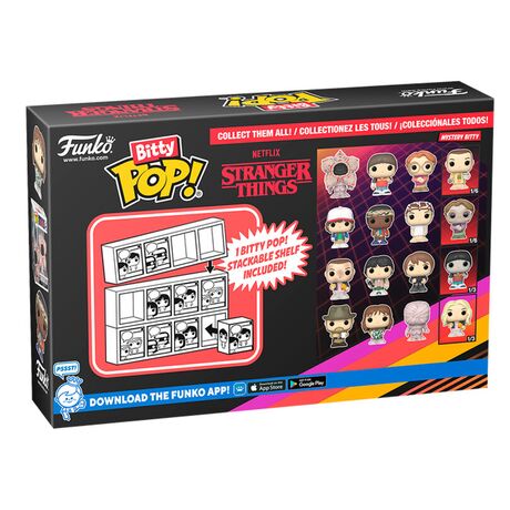 FUNKO Blister 4 figures Bitty POP Stranger Things Demogorgon