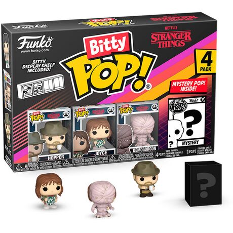 FUNKO Blister 4 figures Bitty POP Stranger Things Hopper